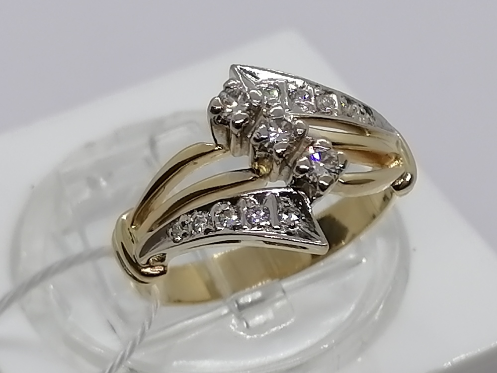 КОЛЬЦО БРИЛЛИАНТ Au 585