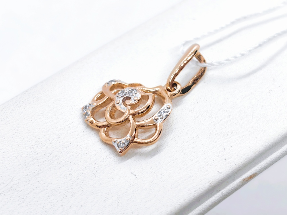 ПОДВЕСКА С КАМНЯМИ (Au 585)