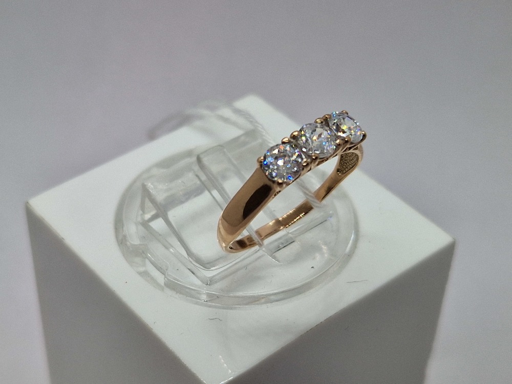 КОЛКМИ585 КОЛЬЦО С КАМНЯМИ (Au 585)