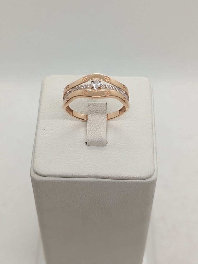 КОЛКМИ585 КОЛЬЦО С КАМНЯМИ (Au 585)