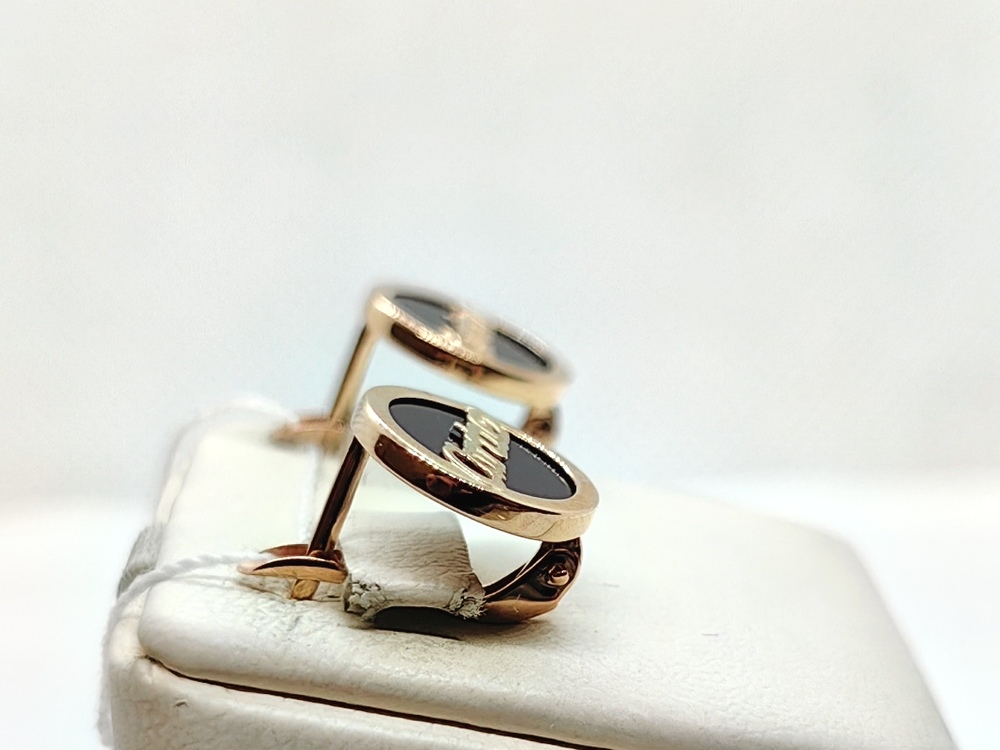 СЕРЬГИ АГАТ (Au 585)