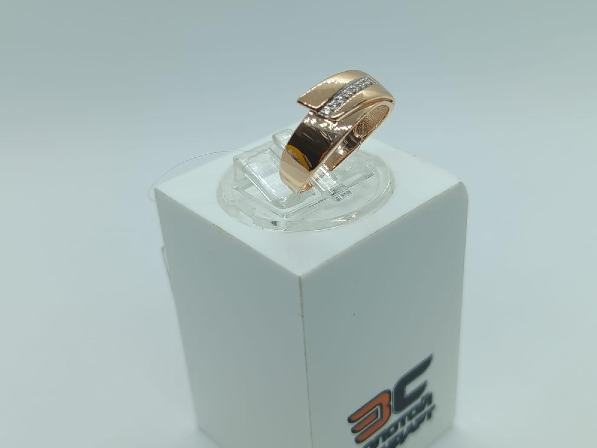 КОЛЬЦО С КАМНЯМИ (Au 585)