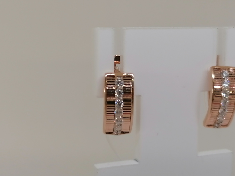 СЕРЬГИ С КАМНЯМИ (Au 585)