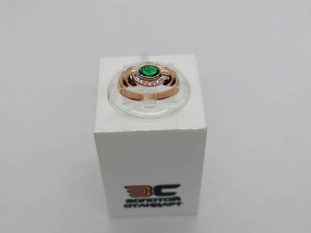 КОЛКМИ585 КОЛЬЦО С КАМНЯМИ (Au 585)
