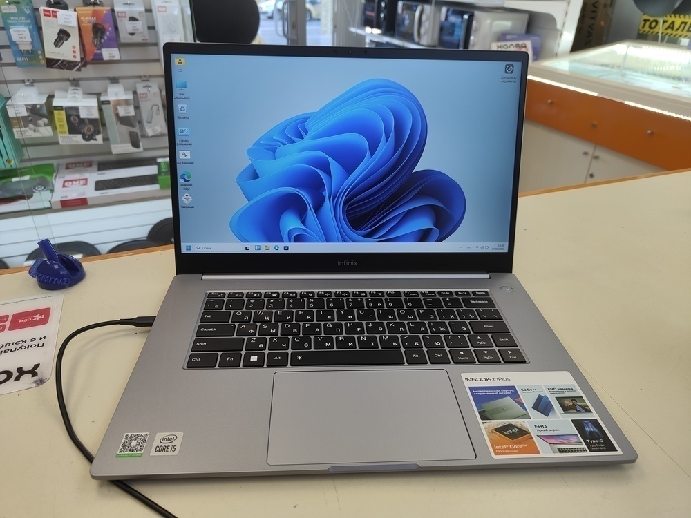 Ноутбук Infinix Inbook y1 plus; Core i5-1035G1, Intel UHD Graphics, 16 Гб, 512 GB, Нет