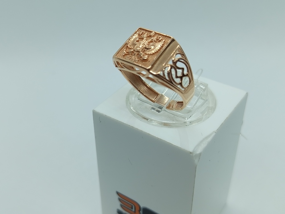 КОЛЬЦО ПЕЧАТКА без камня (Au 585)