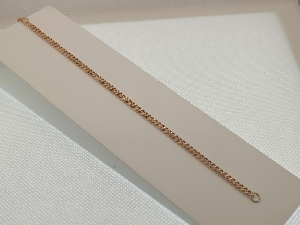 БРАСЛЕТ ПУСТОТЕЛЫЙ Панцирное (Au 585)