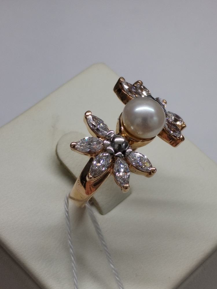 КОЛКМИ585 КОЛЬЦО С КАМНЯМИ (Au 585)