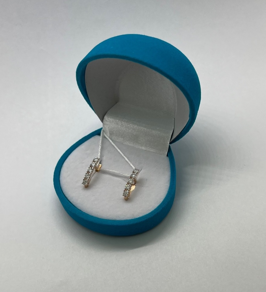 СЕРЬГИ С КАМНЯМИ (Au 585)