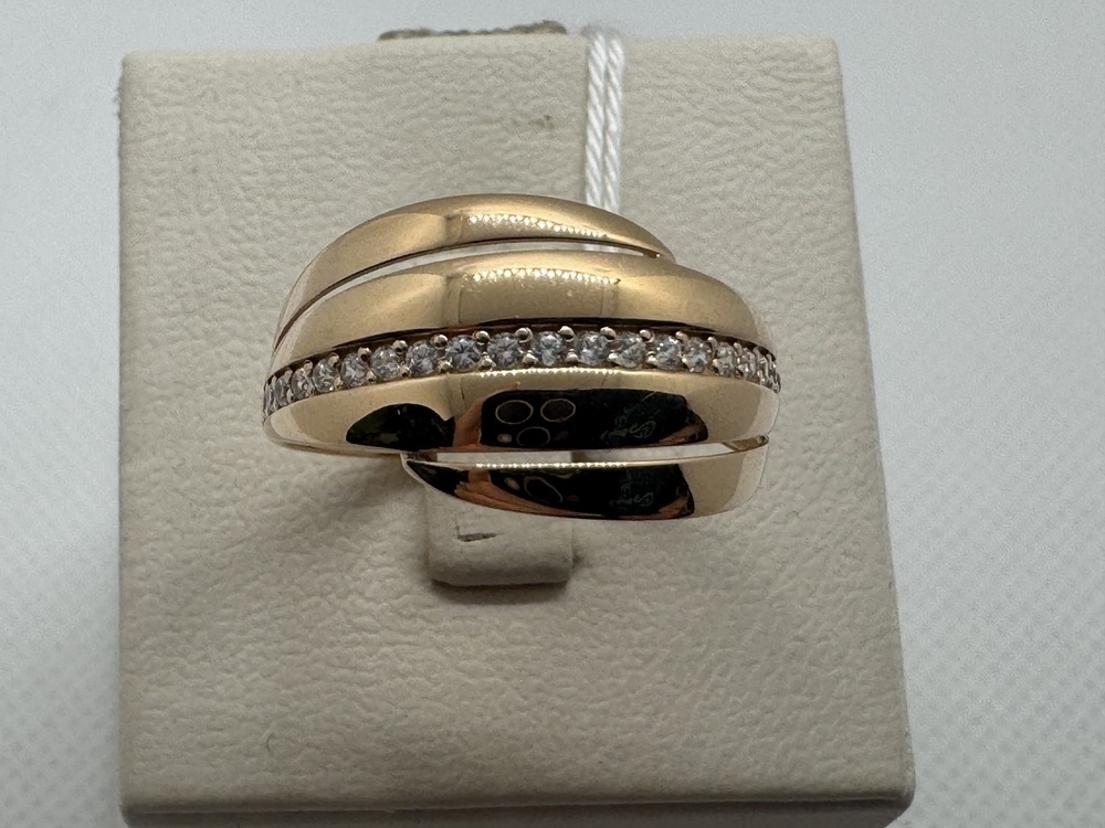 КОЛКМИ585 КОЛЬЦО С КАМНЯМИ (Au 585)