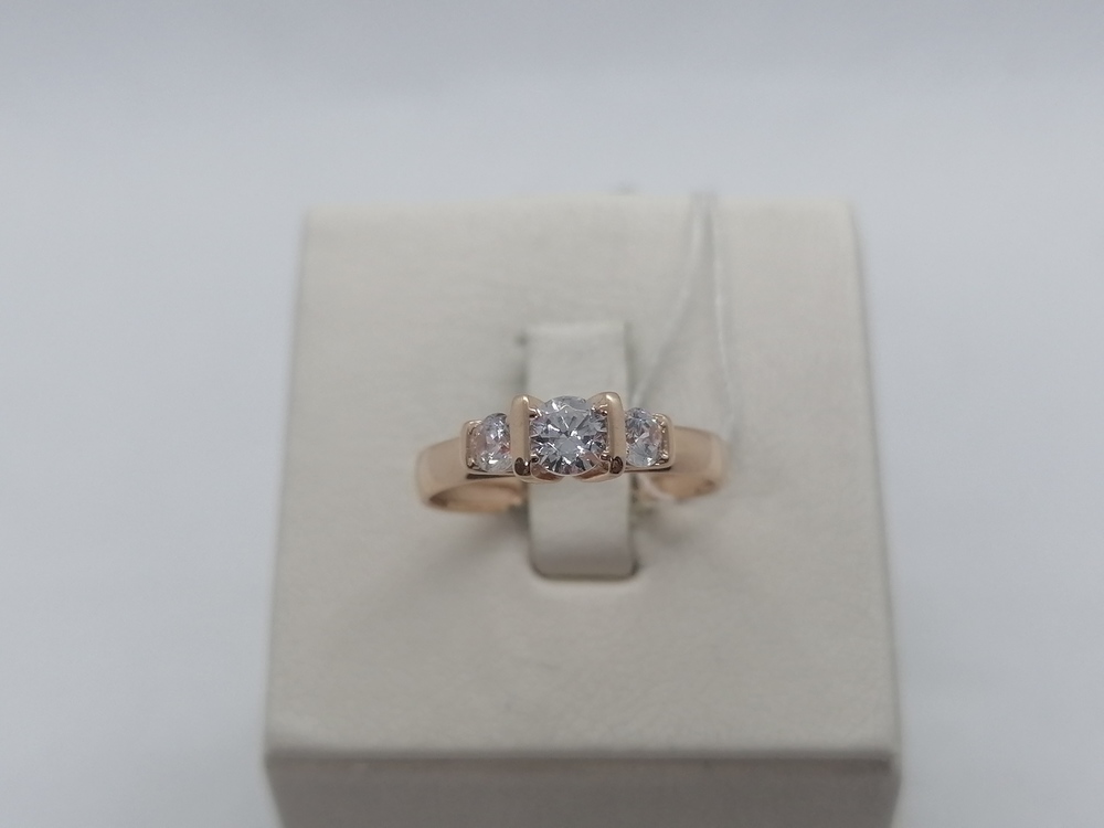 КОЛКМИ585 КОЛЬЦО С КАМНЯМИ (Au 585)