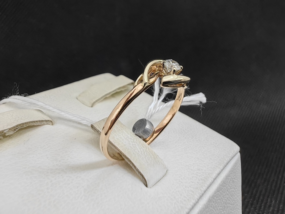 КОЛЬЦО БРИЛЛИАНТ Au 585