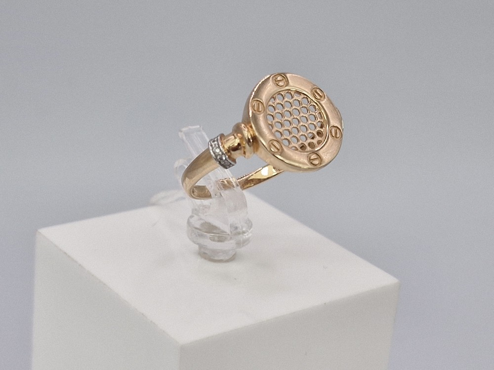 КОЛКМИ585 КОЛЬЦО С КАМНЯМИ (Au 585)