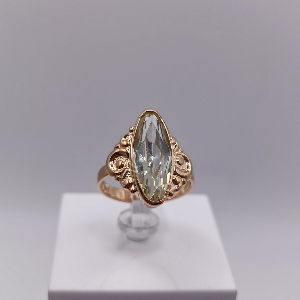 КОЛКМ583 КОЛЬЦО С КАМНЕМ (Au 583)