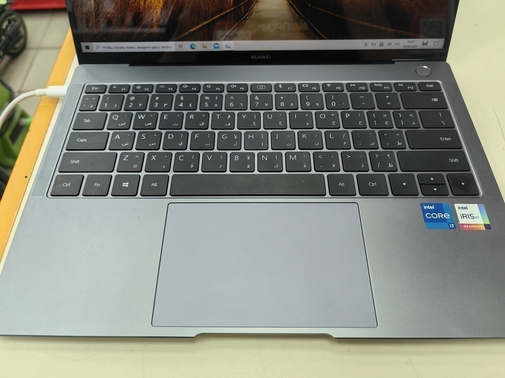 Ноутбук Huawei MACHD-WFE9Q; i7-1165G7, Iris(R) Xe Graphics, 16 Гб, 1 Tb, Нет