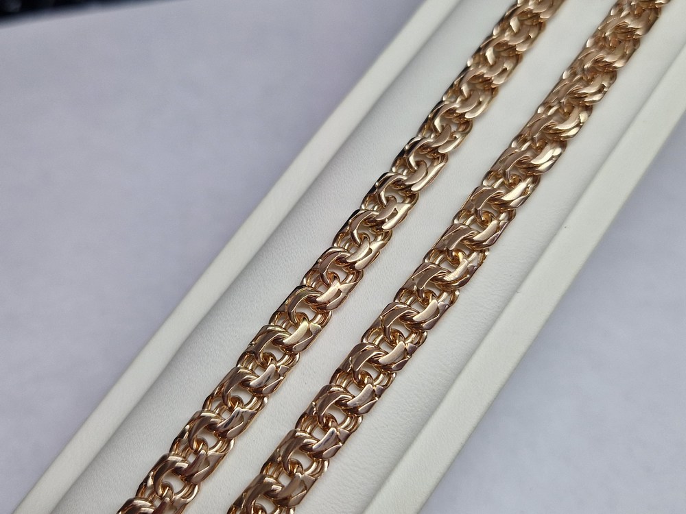 ЦЕПЬ ПОЛНОВЕСНАЯ Бисмарк (Au 585)