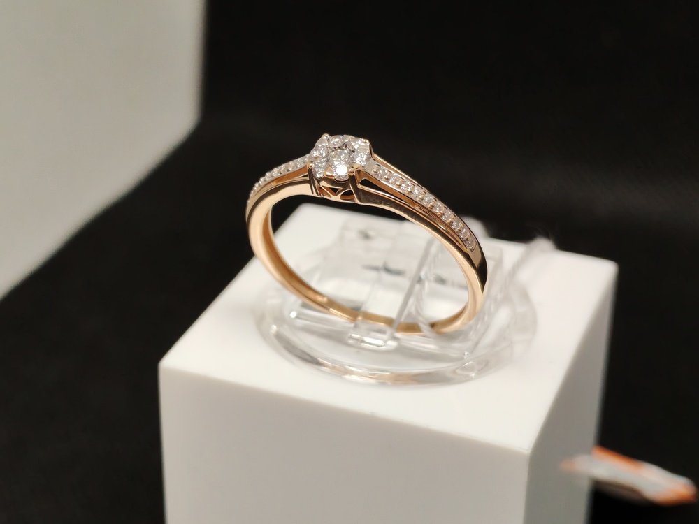 КОЛЬЦО БРИЛЛИАНТ Au 585