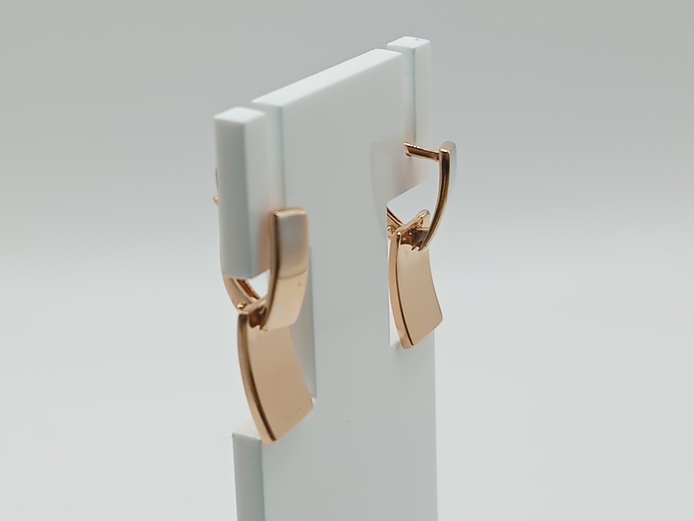 СЕРЬГИ БЕЗ КАМНЯ (Au 585)