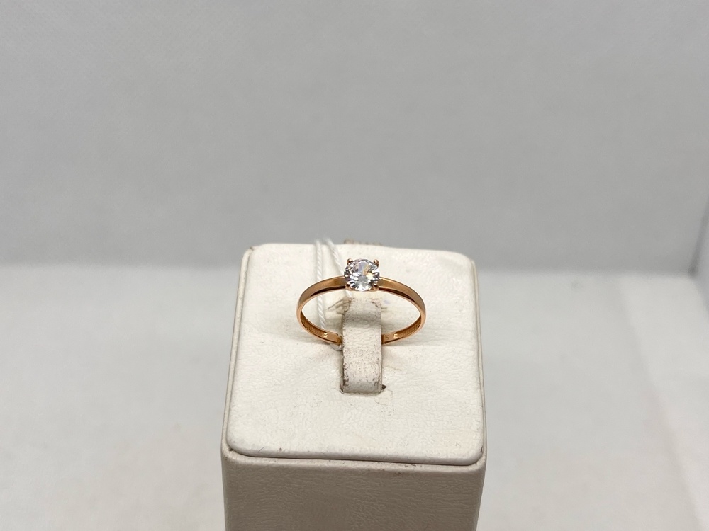 КОЛКМ585 КОЛЬЦО С КАМНЕМ (Au 585)