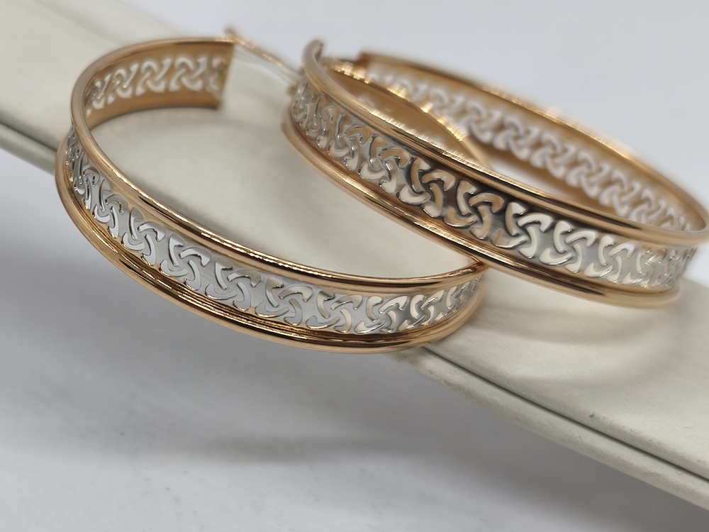 СЕРЬГИ БЕЗ КАМНЯ (Au 585)