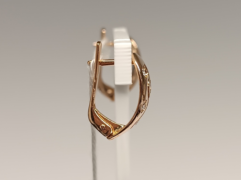 СКМИ585 СЕРЬГИ С КАМНЯМИ (Au 585)