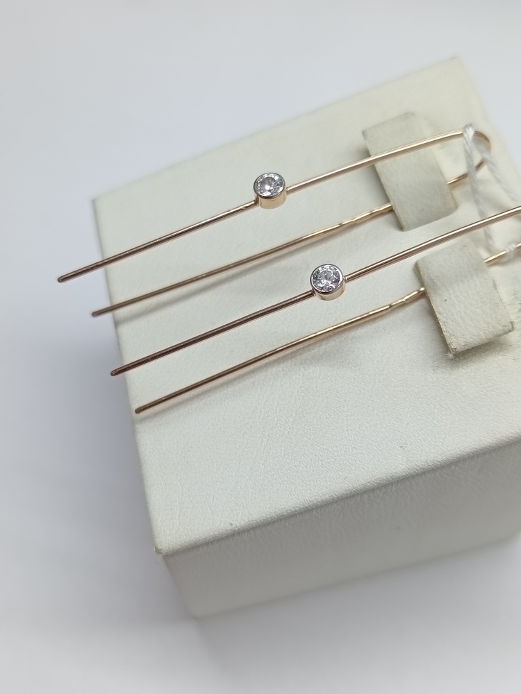 СЕРЬГИ С КАМНЯМИ (Au 585)