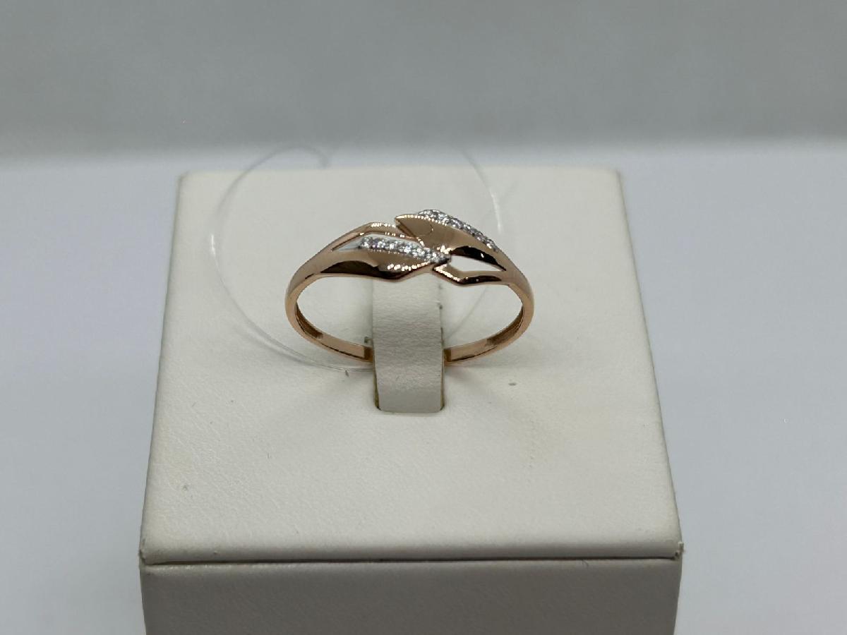 КОЛЬЦО С КАМНЯМИ (Au 585)