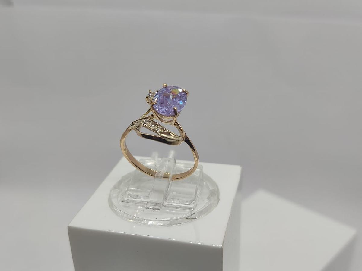 КОЛКМИ585 КОЛЬЦО С КАМНЯМИ (Au 585)