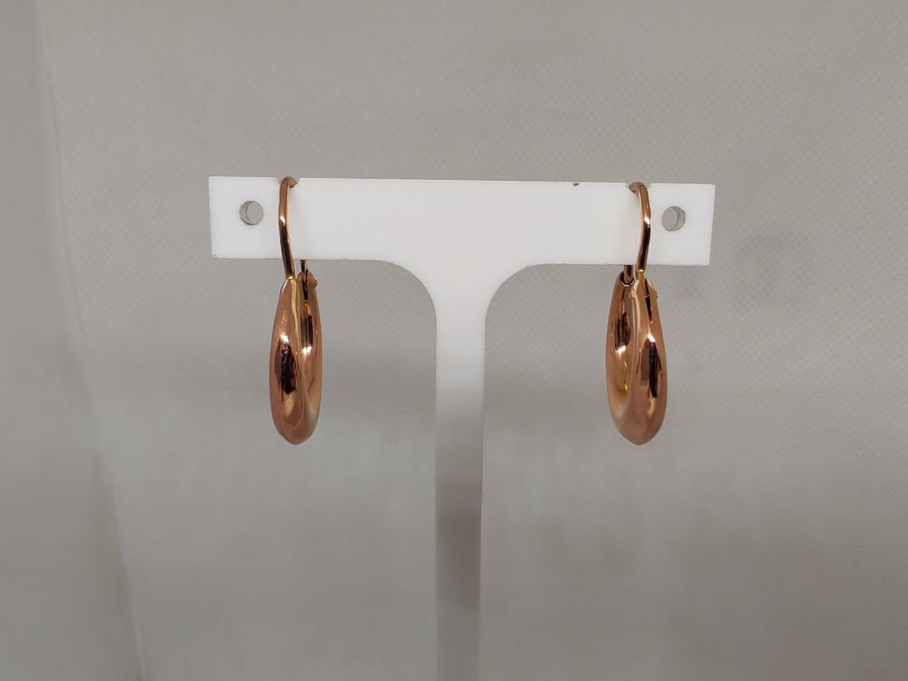 СБКМ583 СЕРЬГИ БЕЗ КАМНЯ (Au 583)