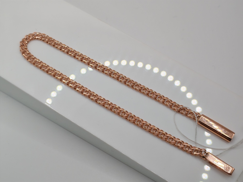 БРАСЛЕТ ПОЛНОВЕСНЫЙ Бисмарк арбский (Au 585)