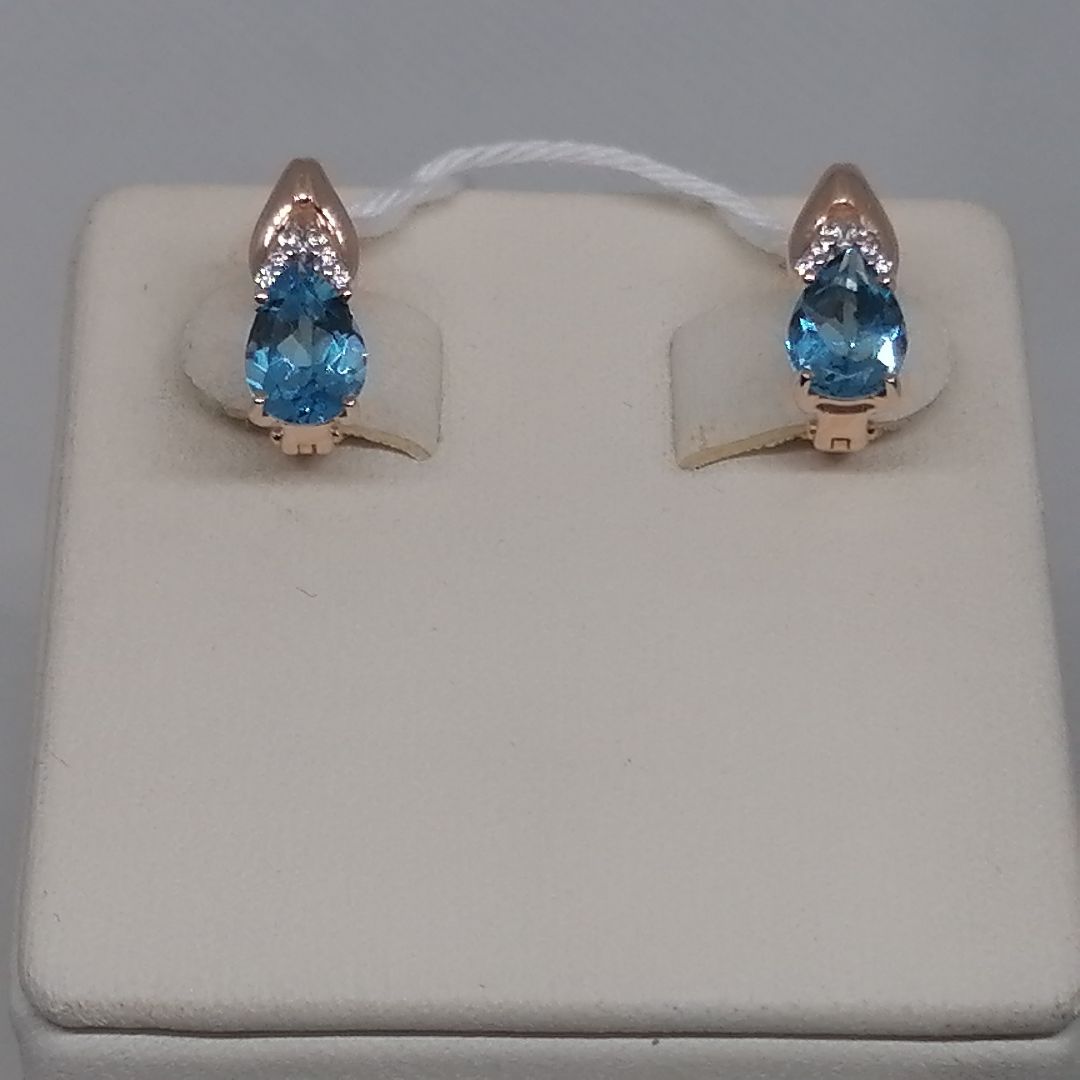 СКМИ585 СЕРЬГИ С КАМНЯМИ (Au 585) СКМИ585 СЕРЬГИ С КАМНЯМИ (Au 585)