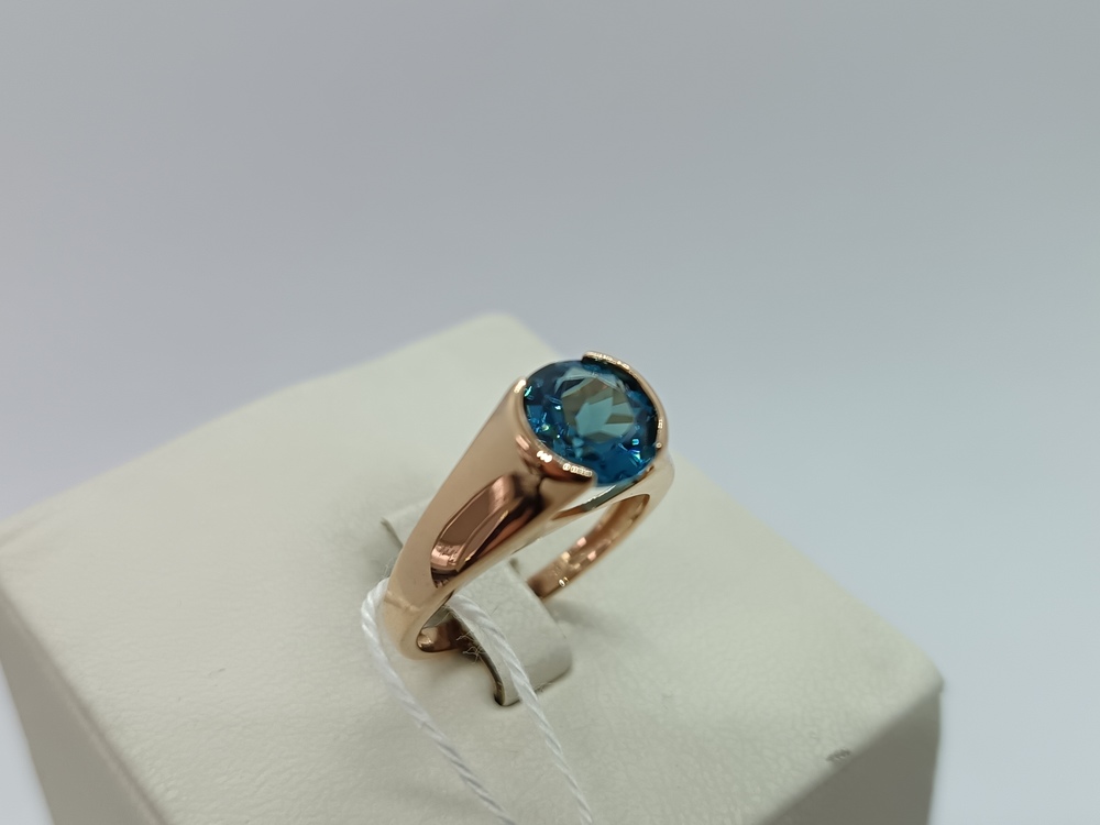 КОЛКМ585 КОЛЬЦО С КАМНЕМ (Au 585)