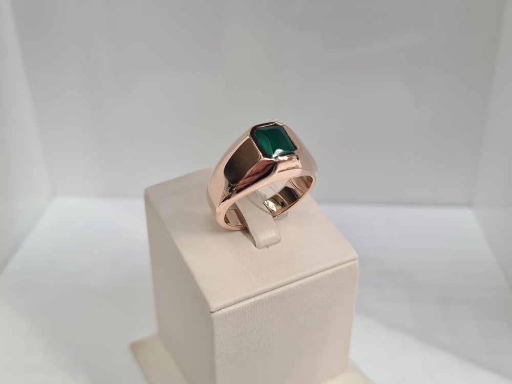 31-0336-О КОЛЬЦО ПЕЧАТКА с камнем (Au 585)