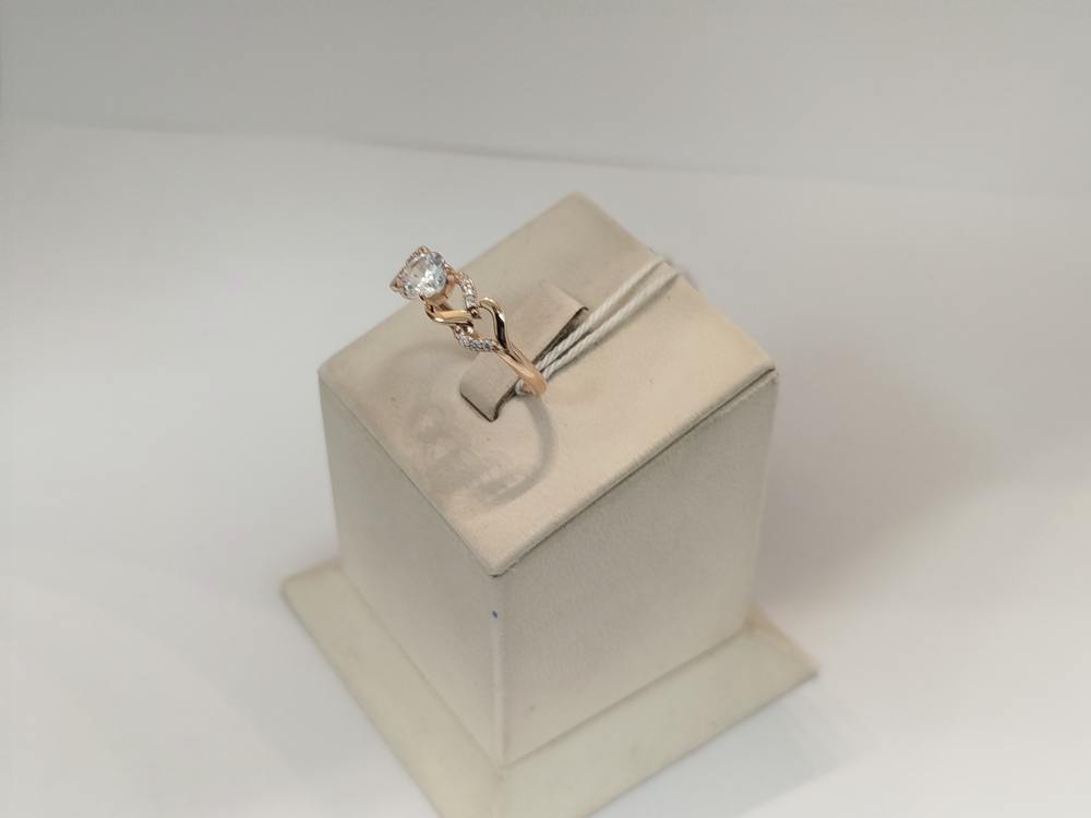 КОЛКМИ585 КОЛЬЦО С КАМНЯМИ (Au 585)