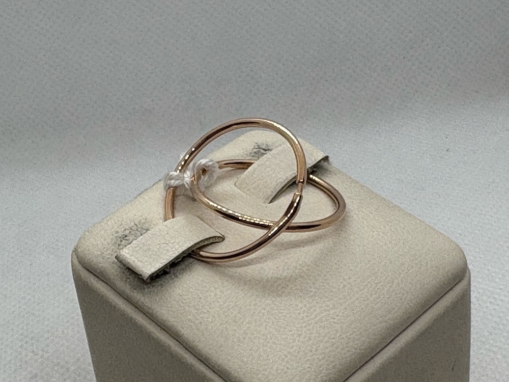 СКОН585 СЕРЬГИ КОНГО (Au 585)