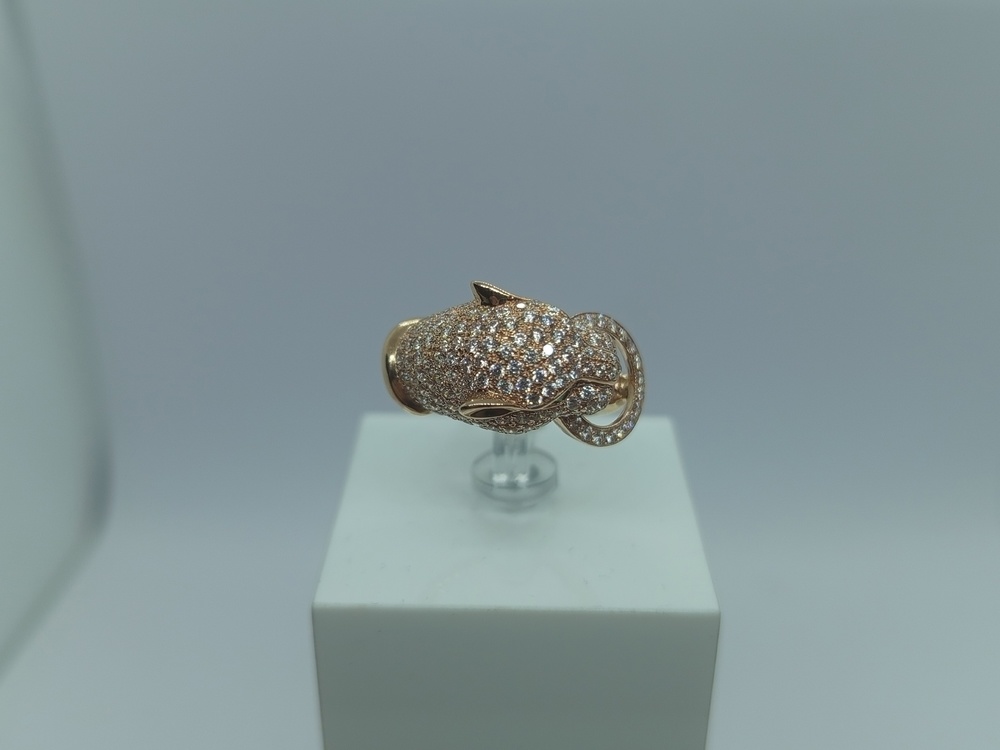 КОЛКМИ585 КОЛЬЦО С КАМНЯМИ (Au 585)