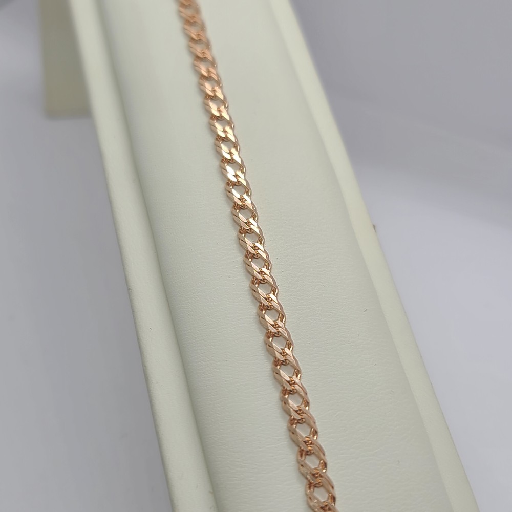 БРАСЛЕТ ПОЛНОВЕСНЫЙ Ромб двойной (Au 585)