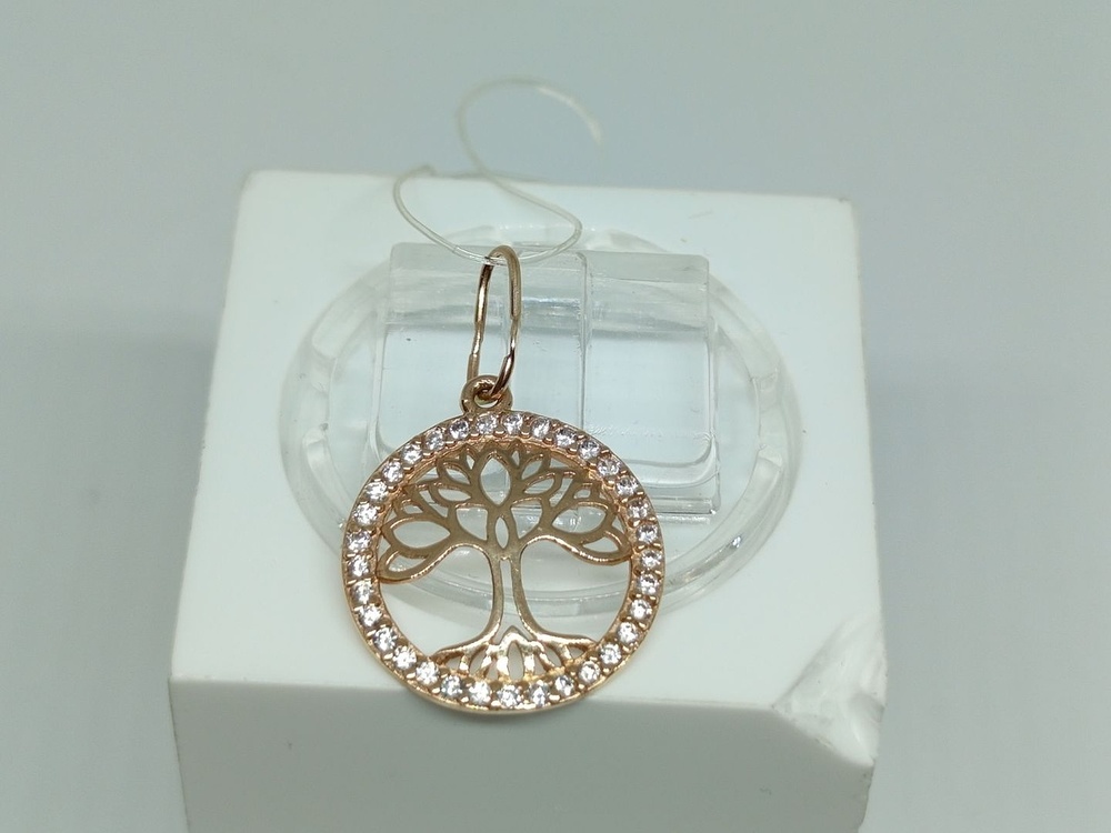 990 ПОДВЕСКА С КАМНЯМИ (Au 585)