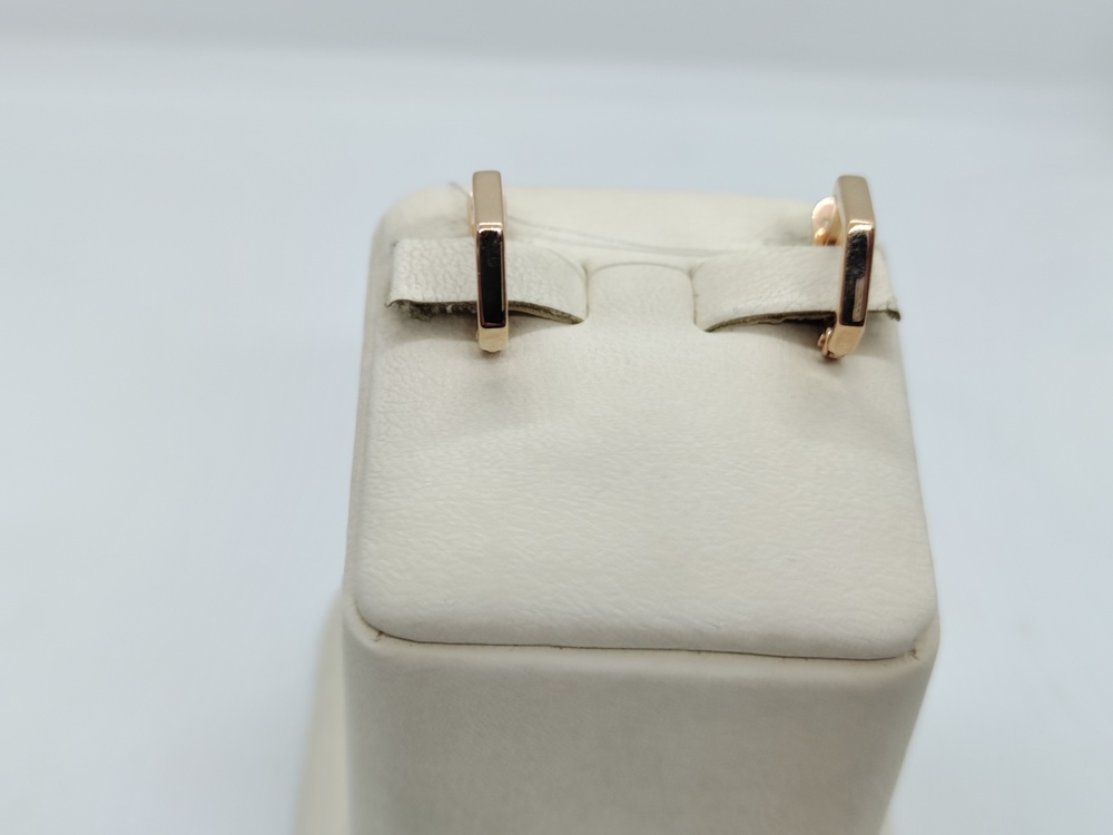 СЕРЬГИ БЕЗ КАМНЯ (Au 585)