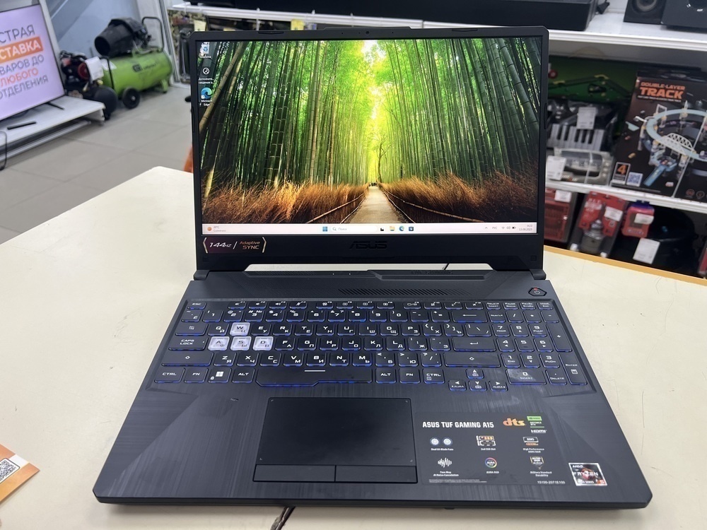 Ноутбук ASUS TUF GAMING A15 FA506NC; Ryzen 5 7535HS, GeForce RTX 3050, 16 Гб, 512 GB, Нет