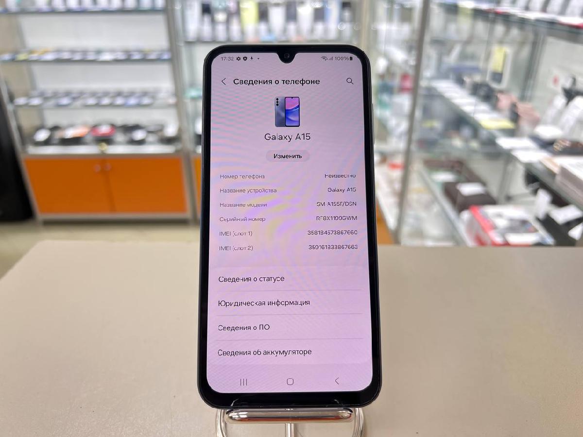 Смартфон Samsung Galaxy A15 8/256Gb