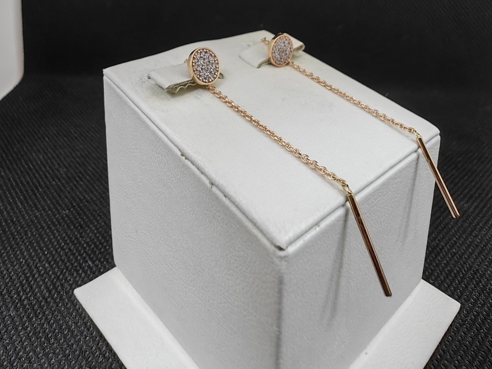  СЕРЬГИ ПРОДЕВКИ (Au 585)