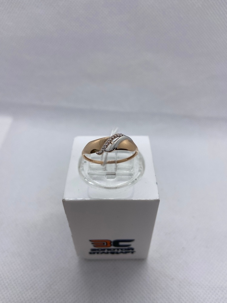 КОЛКМИ585 КОЛЬЦО С КАМНЯМИ (Au 585)