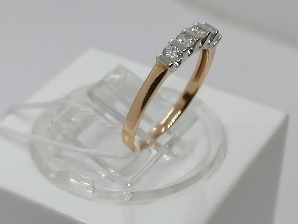 КОЛЬЦО БРИЛЛИАНТ Au 585