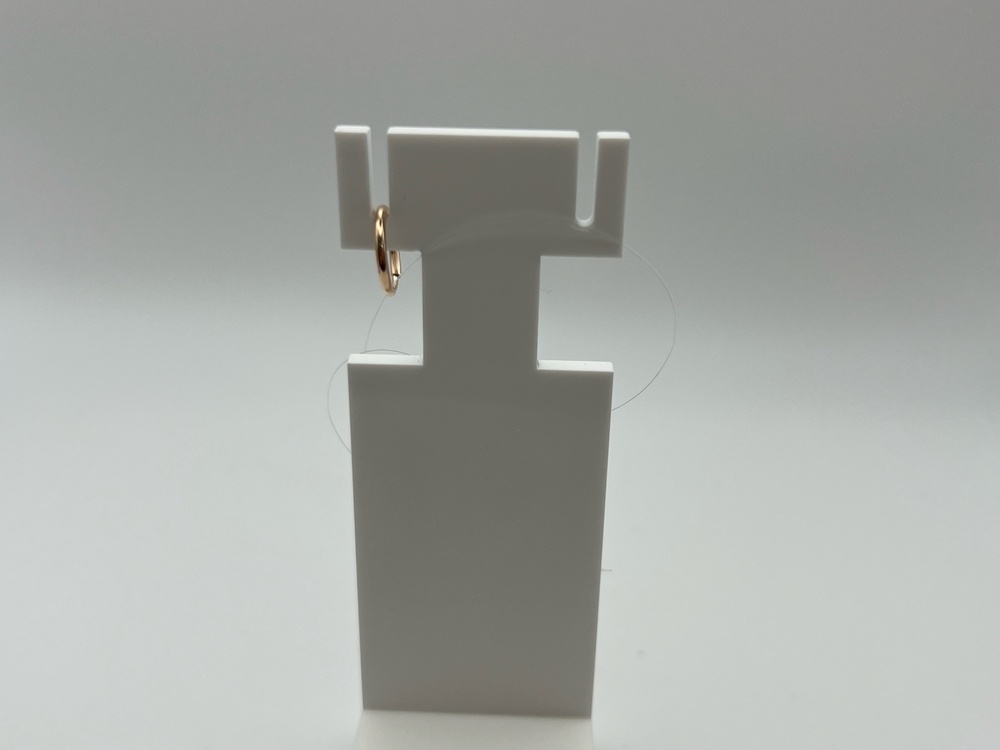 СЕРЬГИ серьга без камня (Au 585)