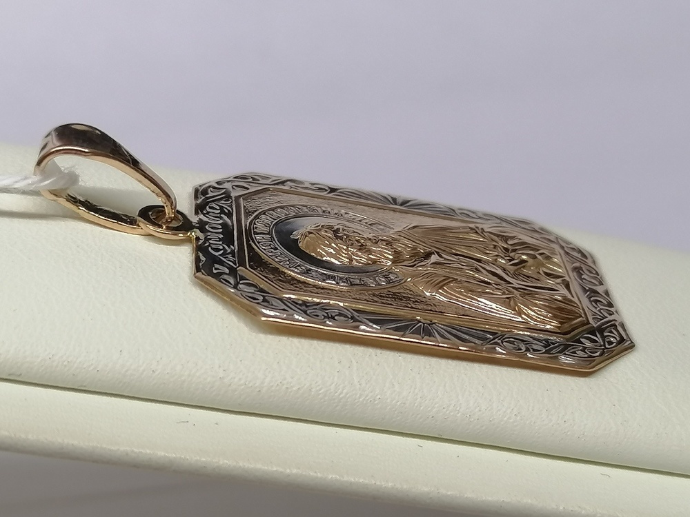 ПОДИБК585 ПОДВЕСКА ИКОНА БЕЗ КАМНЯ (Au 585)