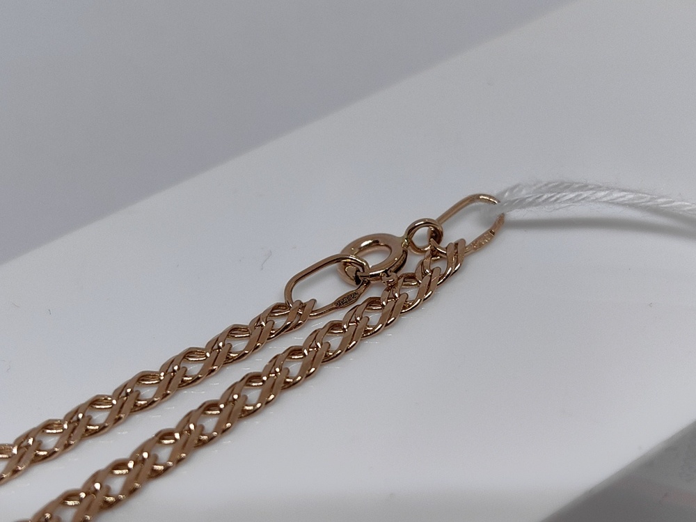 ЦЛР2585 ЦЕПЬ ПОЛНОВЕСНАЯ Ромб двойной (Au 585)