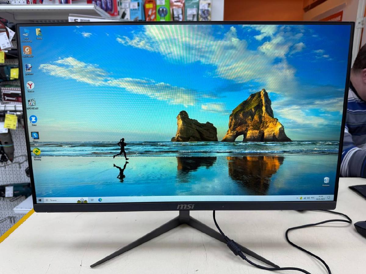 Моноблок MSI Pro 24X 10m; Core i3-10110U, Intel UHD Graphics, 8 Гб, 240 Гб, Нет