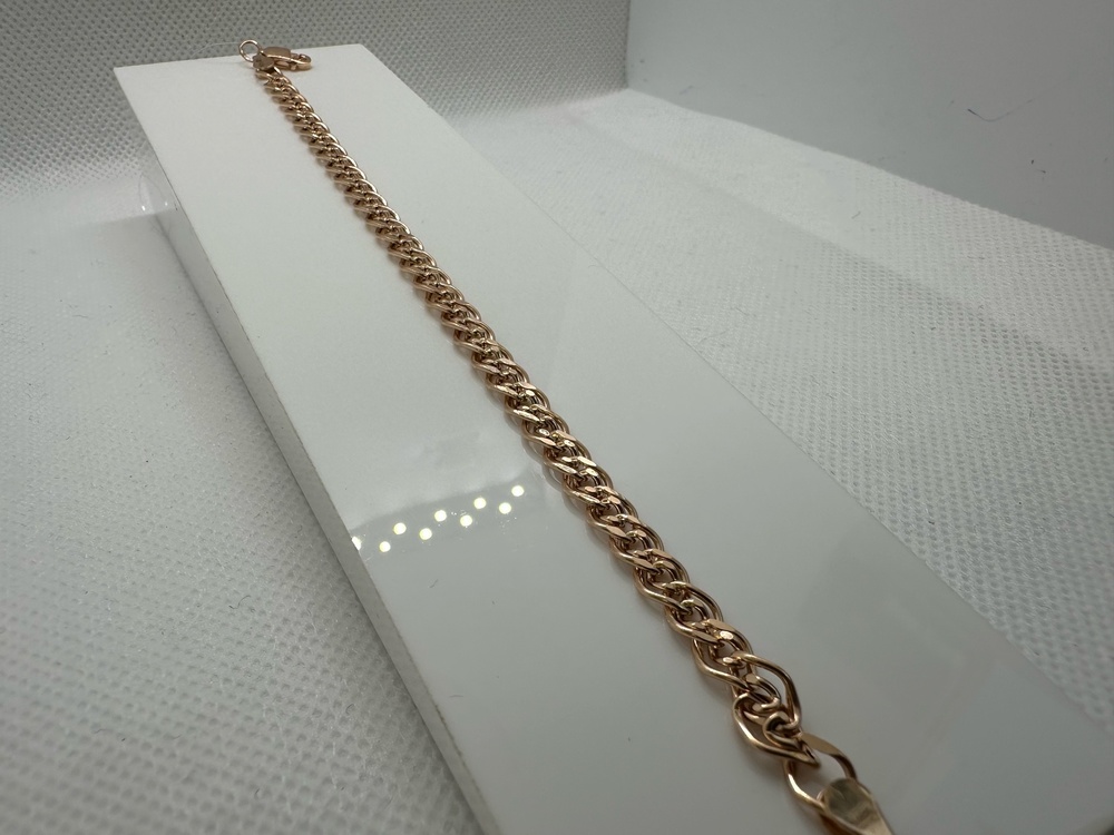 7080155П-18 БРАСЛЕТ ПУСТОТЕЛЫЙ Нона (Au 585)