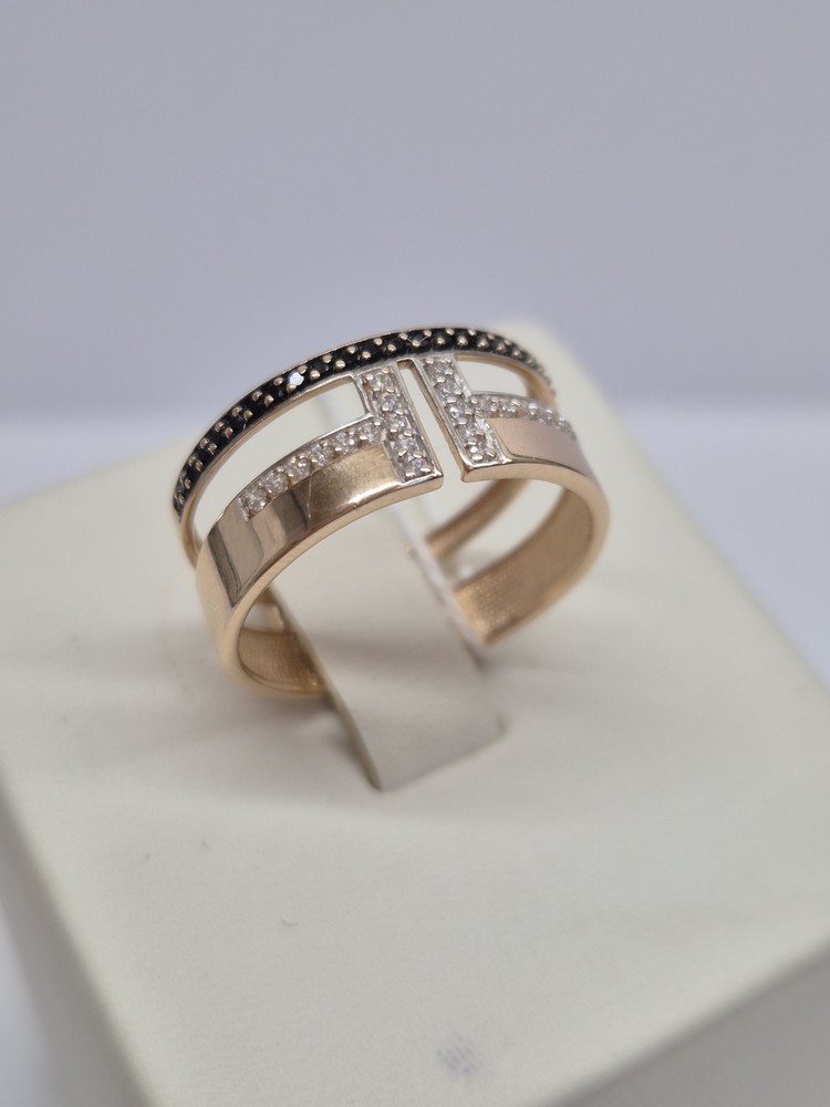 КОЛКМИ585 КОЛЬЦО С КАМНЯМИ (Au 585)